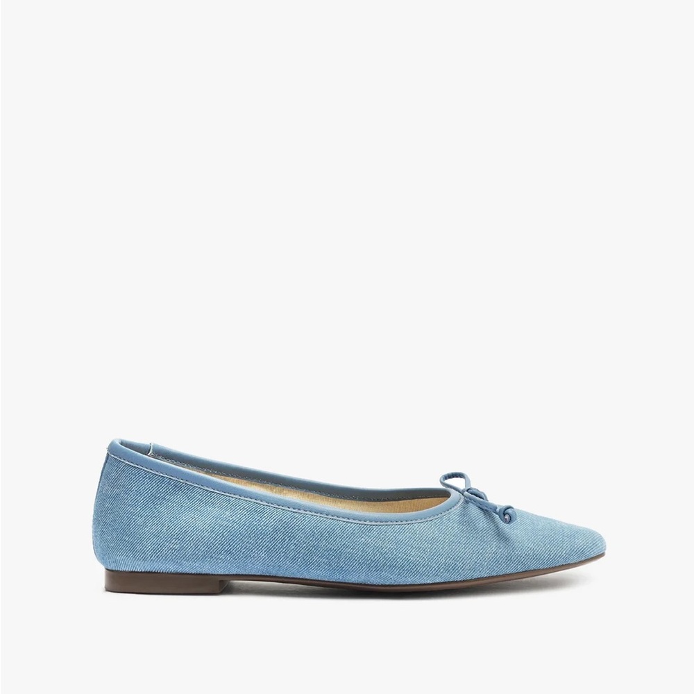 👖 Schutz Arissa Denim Ballet Flats | NWT/NIB | Size 9.5 Have Dustbag